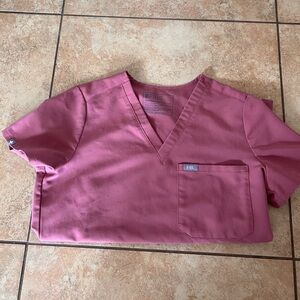Mauve Figs Catarina Scrub Top